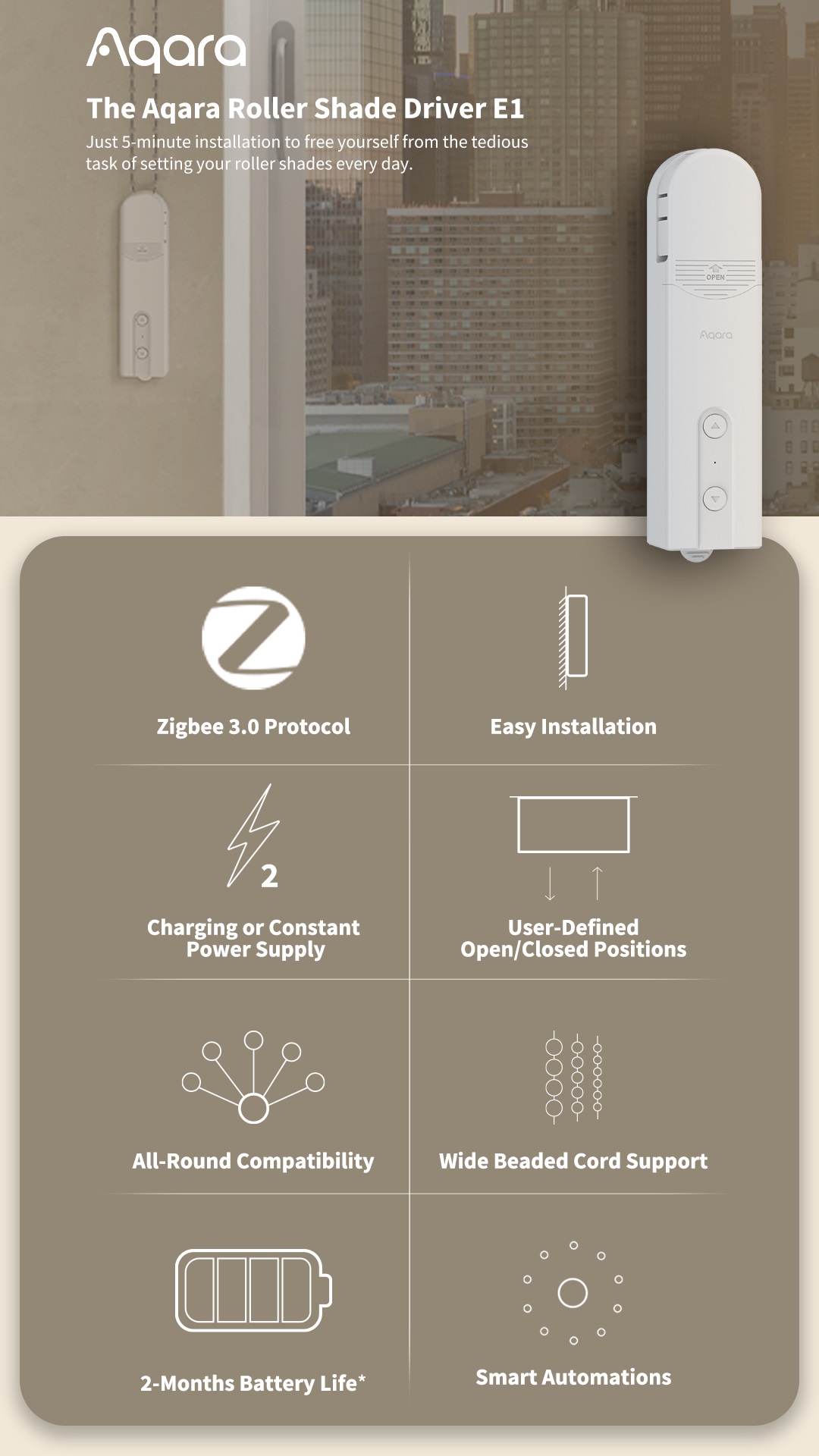 Aqara Roller Shade Driver E1_mobile Poster