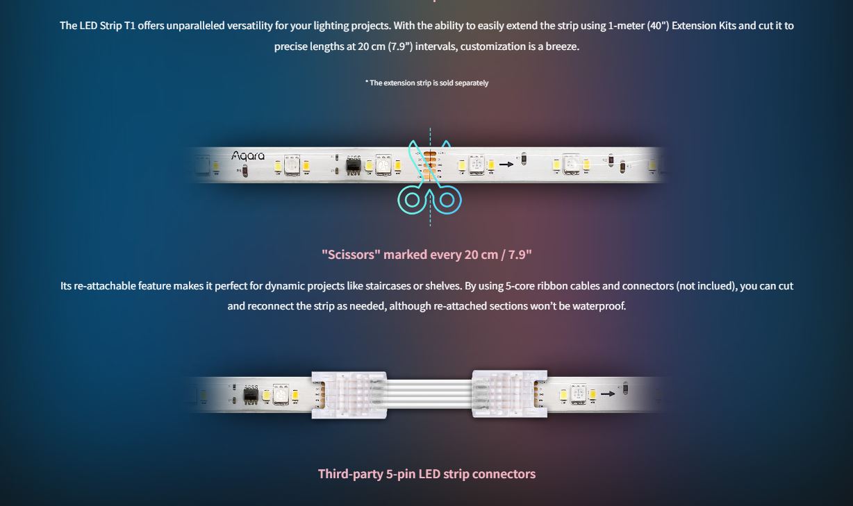 Aqara T1 - Light Strip - Stack