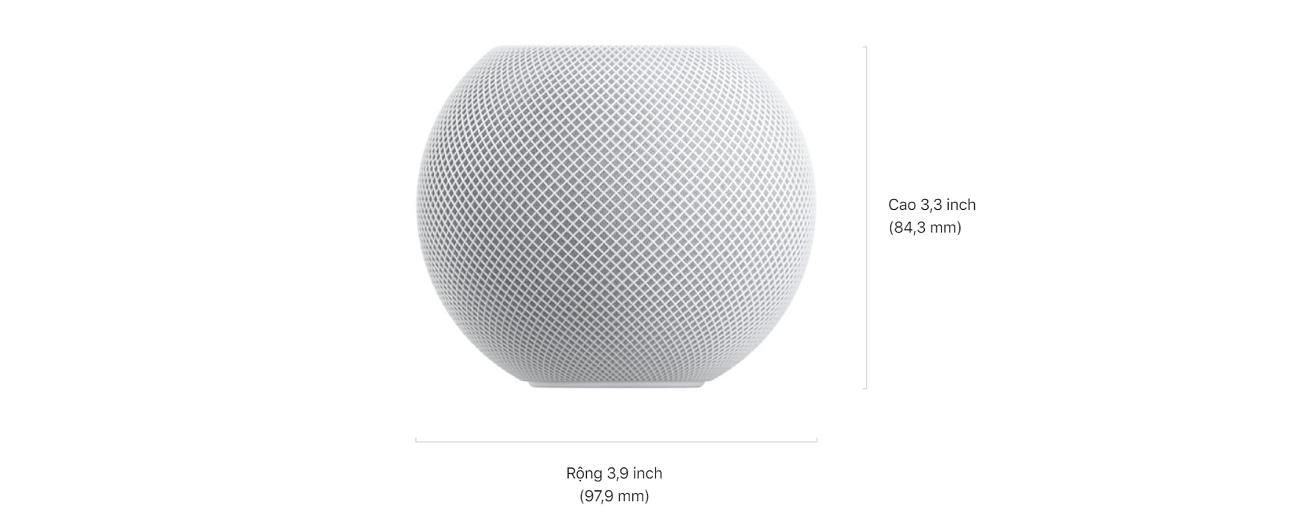 Homepod Mini - Dimension