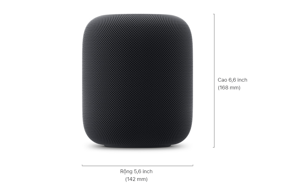 Apple Homepod - Dimension