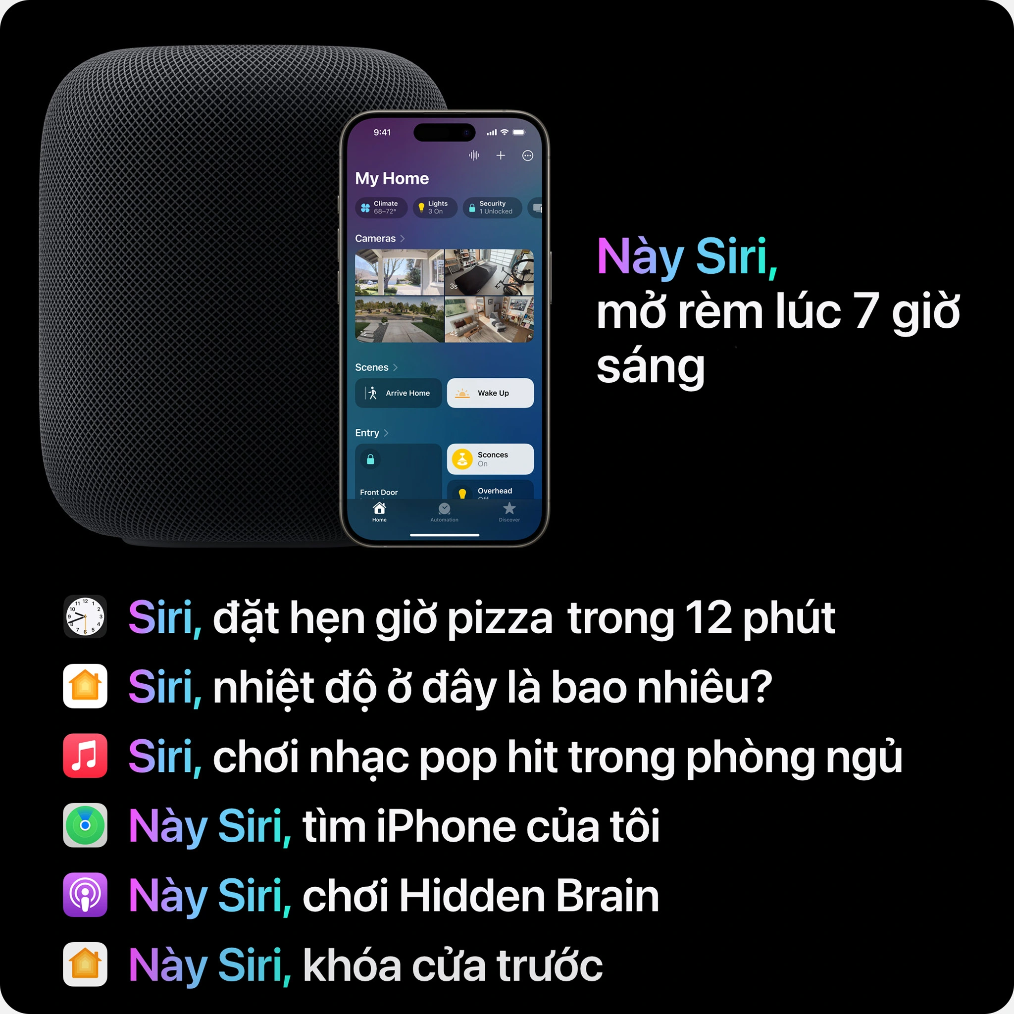 Apple Homepod - Siri