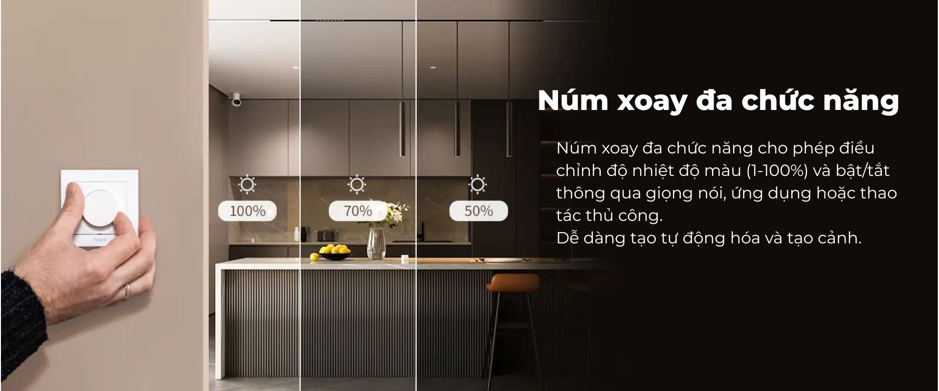 Aqara H2 Eu Dimmer Switch - Rotate