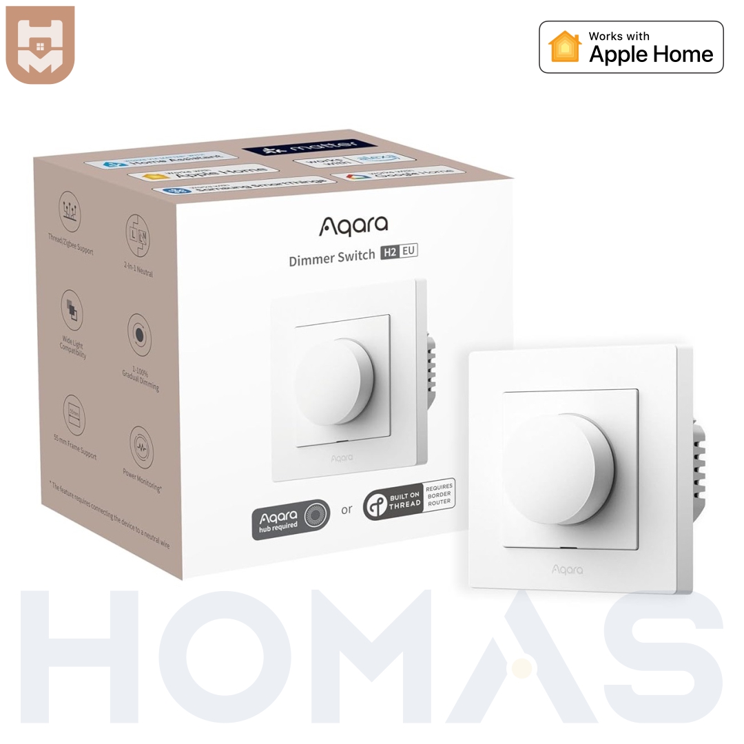 Aqara H2 Eu Dimmer Switch - White Product Aqara H2 Eu Dimmer Switch - White Product